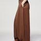 Carambola silhouette wide leg suit pants