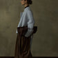Wool blend funnel collar elegant jacket | 3 color
