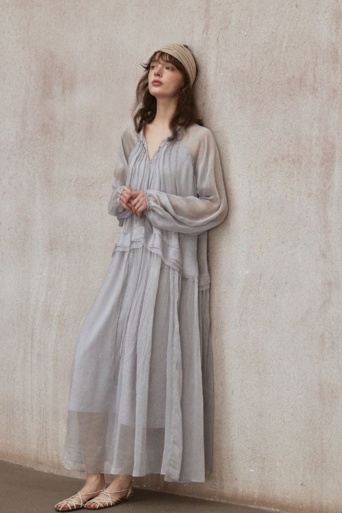 Dreamscape | Vestido MAX de malla vaporosa | 3 colores