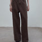100% cotton straight wide-leg jeans | 2 color