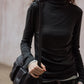 Wool containing soft and elastic waisted top | 7 color