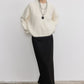 Alpaca wool blend sleek pullover sweater | 3 color