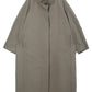 Minimalist style drape trench coat | 2 color