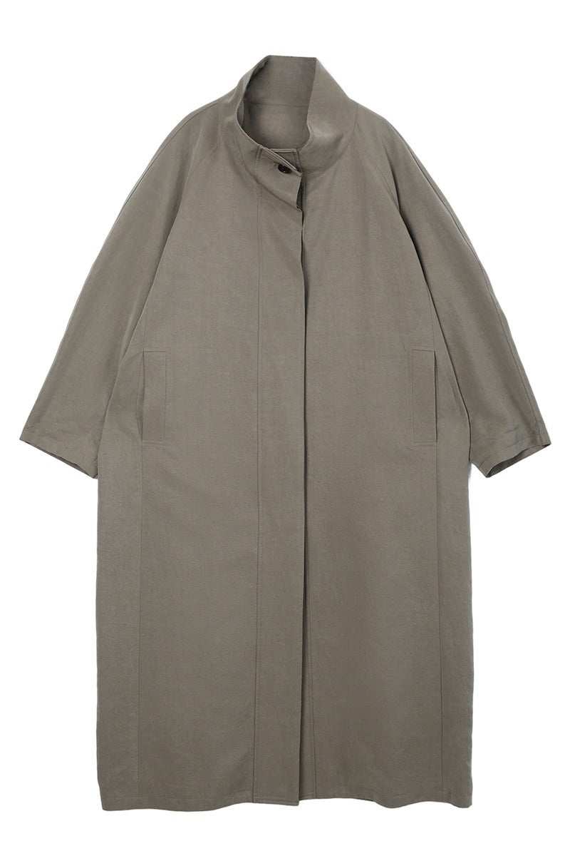 Minimalist style drape trench coat | 2 color