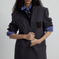 Unisex sleek silhouette suit jacket | 2 color