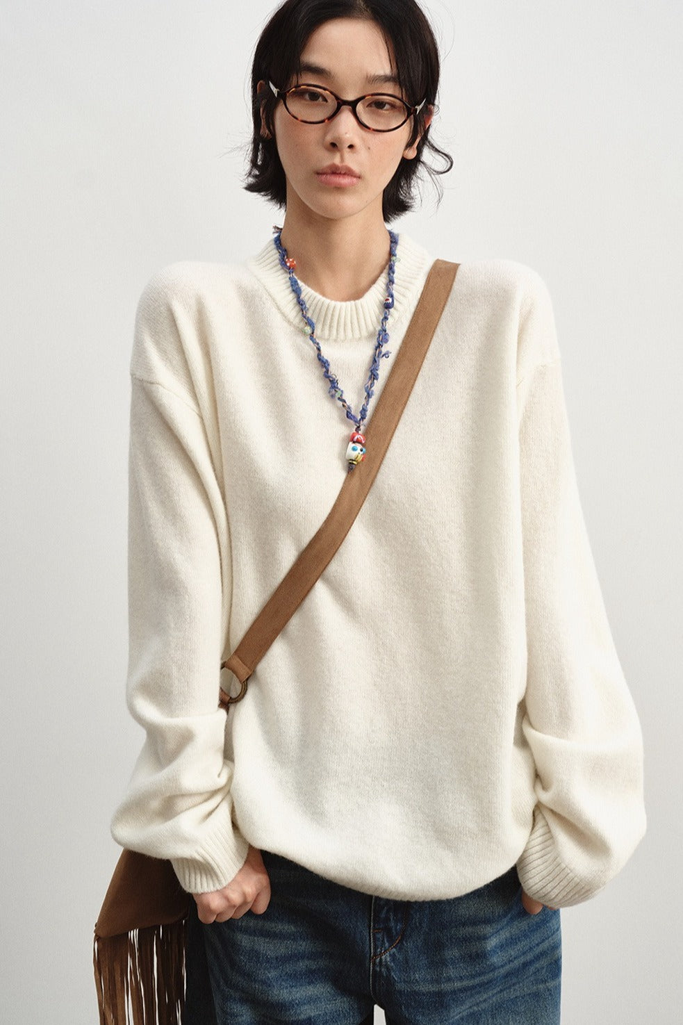100% wool soft touch warm sweater | 4 color