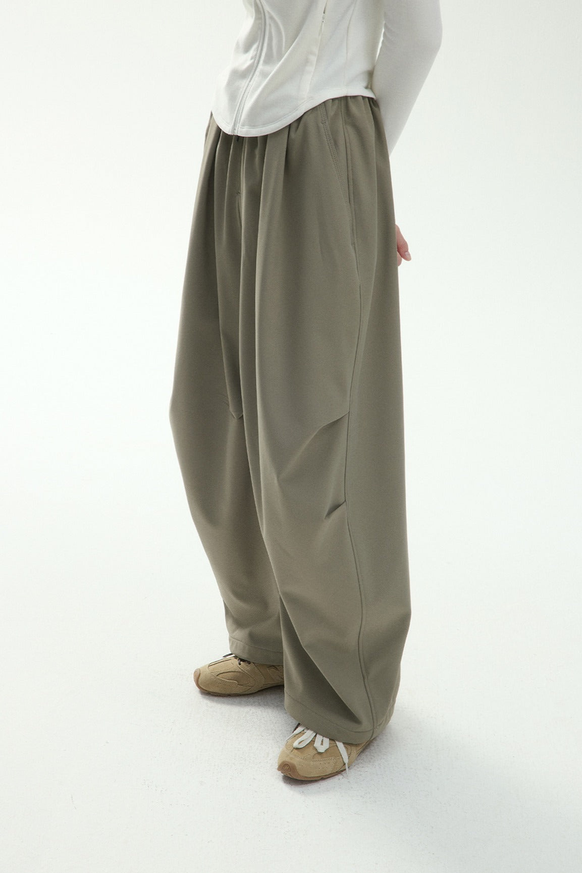 Cozy fleece parachute style jogger | 3 color