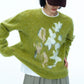 Alpaca blend soft and cozy jacquard sweater | 4 color