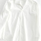 Cotton large lapel collar loose-fit shirt | 2 color