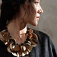 Crackle-glaze texture slant opening wrap jacket | 2 color
