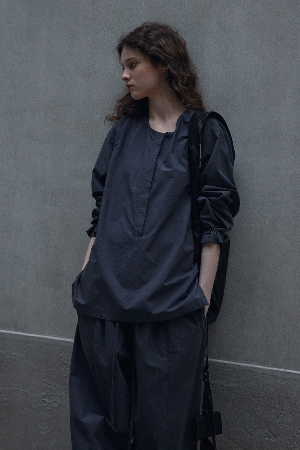 Ohmi Bleach | Camisa de media tapeta 100 % algodón | 3 colores