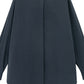 100% cotton relaxed clean-fit raw-edge neck shirt | 3 color