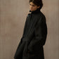 Wool-silk-angora double-faced fabric robe stule coat | 3 color