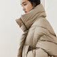Modern stand collar cropped down jacket | 3 color