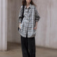 Cotton blend relaxed-fit curved leg corduroy pants | 3 color