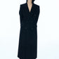 Hourglass-sculpted 100% wool coat | 3 color