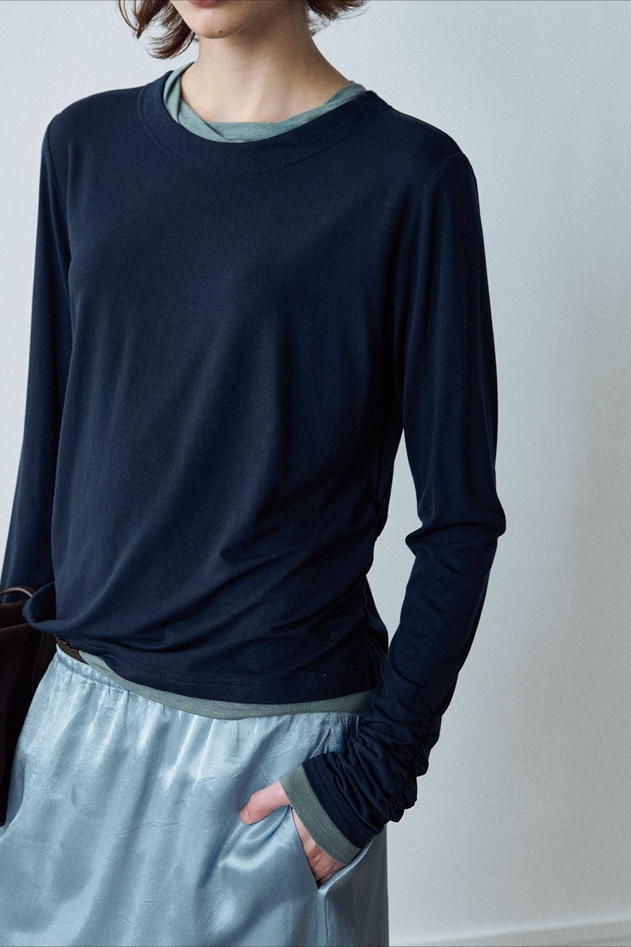 Lyocell blend mock-neck base layer | 4 color