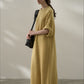 Ultra-relaxed oversized wool-yark dress | 4 color