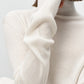 Wool blend seamless knit turtleneck knitwear | 4 color