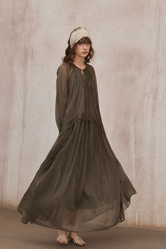 Dreamscape | Gauzy mesh MAX dress | 3 color