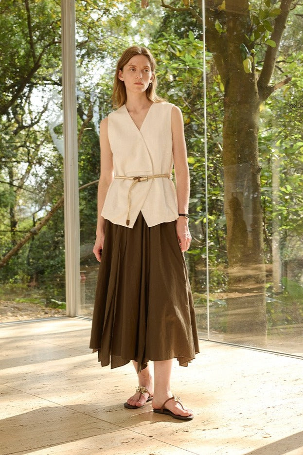 Falda plisada voluminosa 100% Lyocell | 4 colores