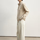 Wool blend slouchy fit dual-zip cardigan | 8 color