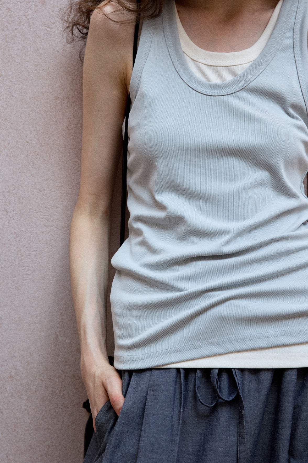 Comfortable stretchy classic tank top | 4 color