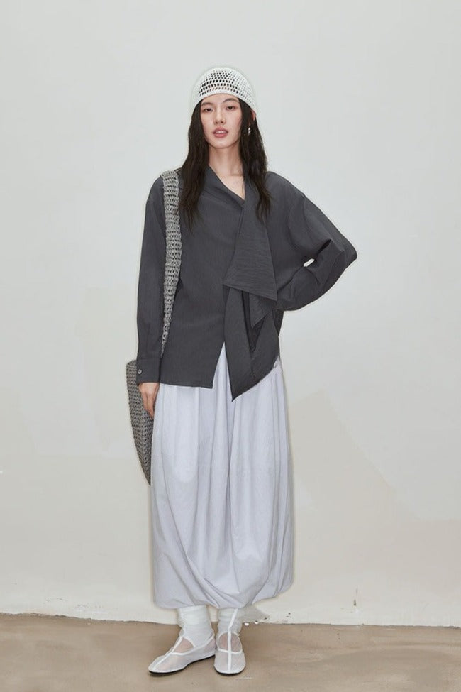 Lightweight voluminous balloon skirt | 3 color