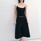 Cotton blend relaxed fit 7/8 pants | 4 color