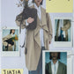 100 cotton wide flipped collar oversized trenchcoat | 3 color