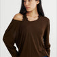 High elastic modal blend relaxed fit sling and t-shirt set | 3 color
