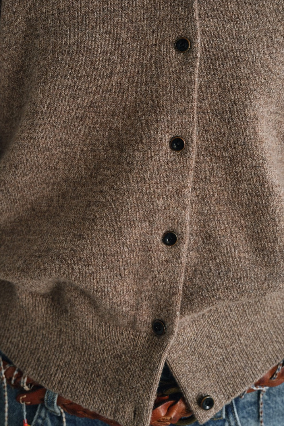 100% wool classic fit knit cardigan | 4 color