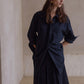 Lyocell blend matte finish drape shirt | 5 color