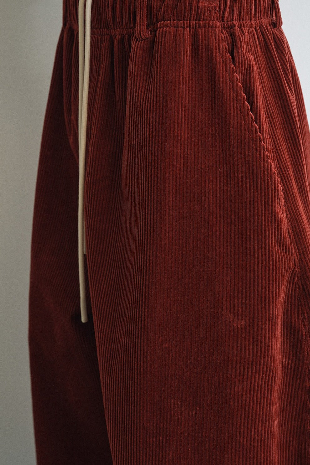100% cotton ultra-loose fit banana shape corduroy pants | 5 color