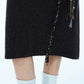 100% wool A-line straight skirt | 3 color
