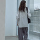 100% washed cotton loose-fit shirt | 5 color