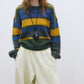 Wool blend loose and soft striped sweater | 3 color