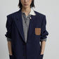 Unisex sleek silhouette suit jacket | 2 color