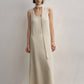 Wool containing versatile dress with a belt | 3 color