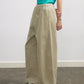100% cotton wide-leg scythe-shape corduroy pants | 5 color