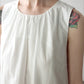 Cotton blend pleated A-line sleeveless dress | 4 color