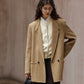 100% wool structured minimalist design jacket | 2 color