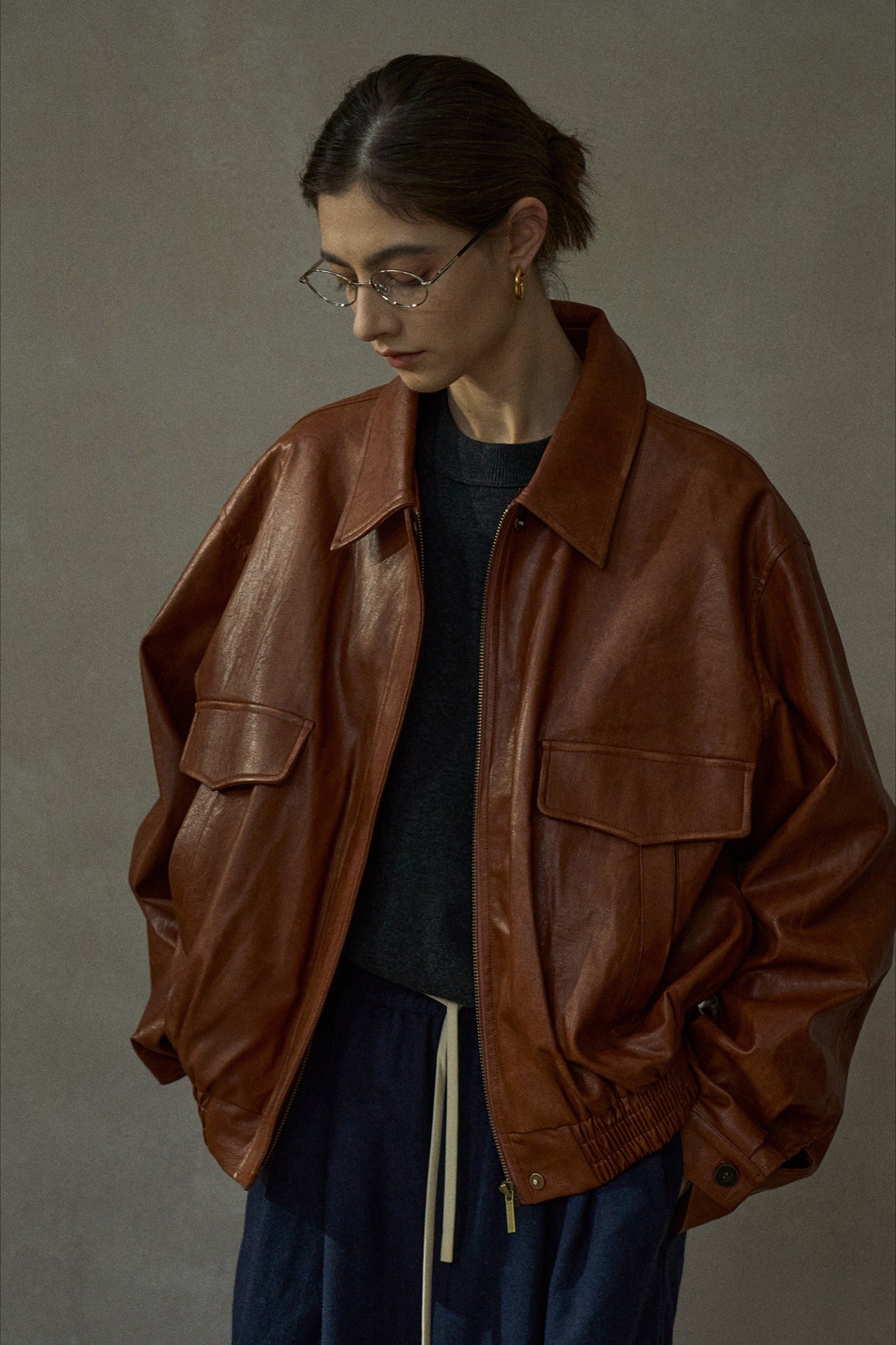 Modern touch stylish PU jacket | 3 color