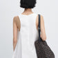 Cotton blend layered effect cloud-like dress | 3 color