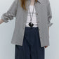100% cotton mini check pattern mid-length shirt | 3 color
