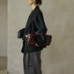 Wool riched loose fit drape collar jacket | 3 color