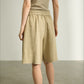 Raime blend lyocell wide leg shorts | 2 color