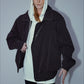 Cotton blend oversized jacket | 2 color