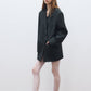 Mid-length peaked-lapel loose suit jacket | 2 color