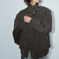 Cotton blend oversized jacket | 2 color